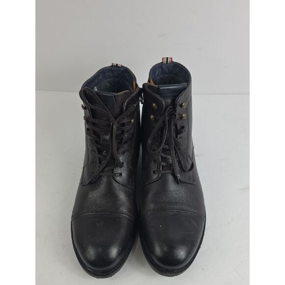 Ambitious Lace Up Leather Cap Toe Men\'s Ankle Boots Size EU 43. US 10 main image 12